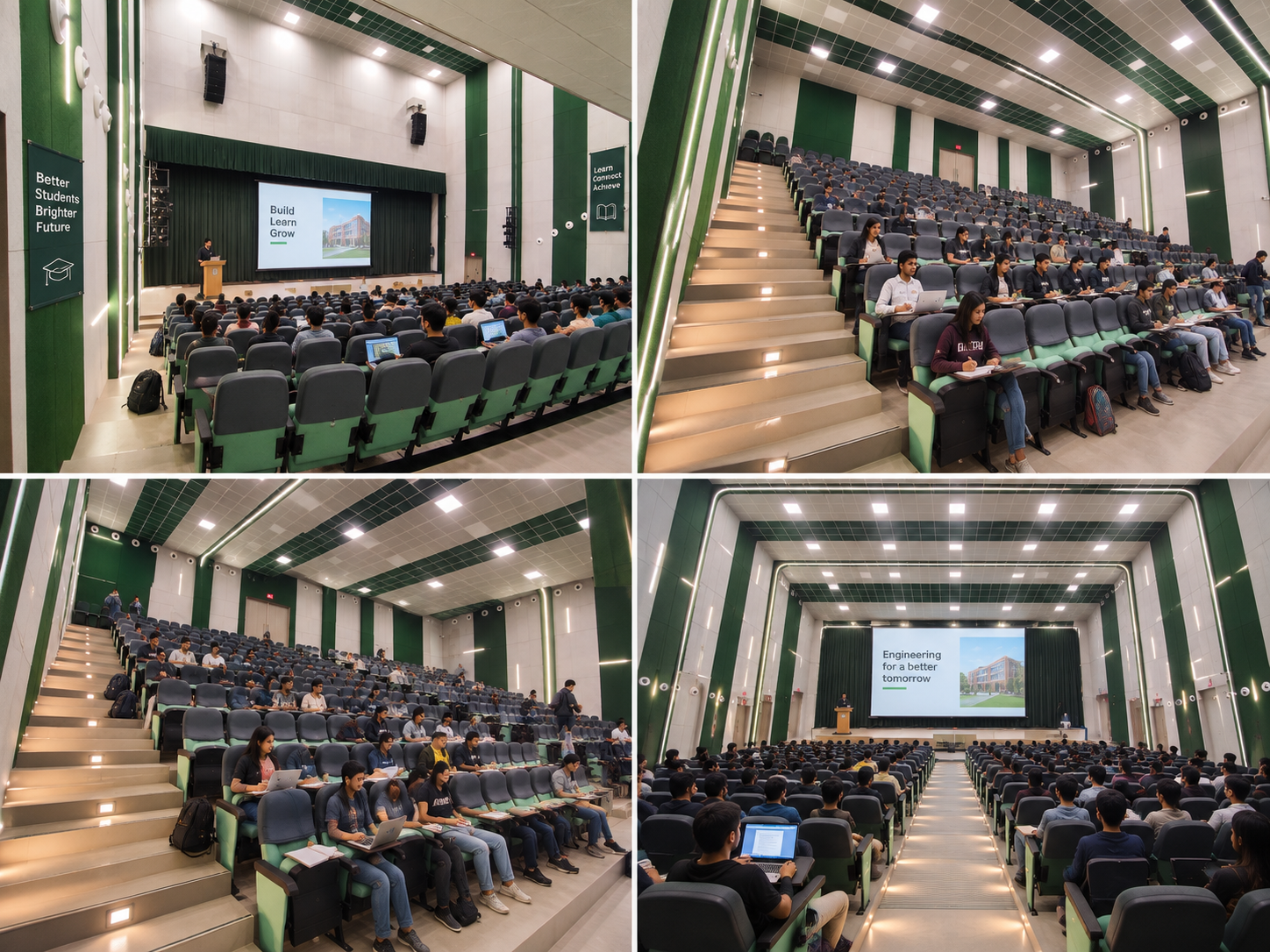 Narebharam Auditorium — Auditorium interiors